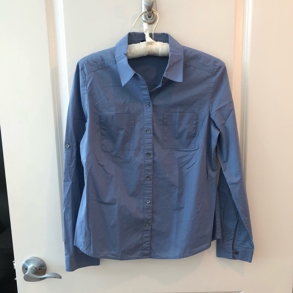 Ann Taylor Button Down Blouse Size 4 Petite - Picture 3 of 13